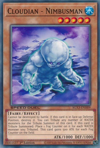 Cloudian - Nimbusman (SGX3-ENH09) [Speed Duel GX: Duelists of Shadows]