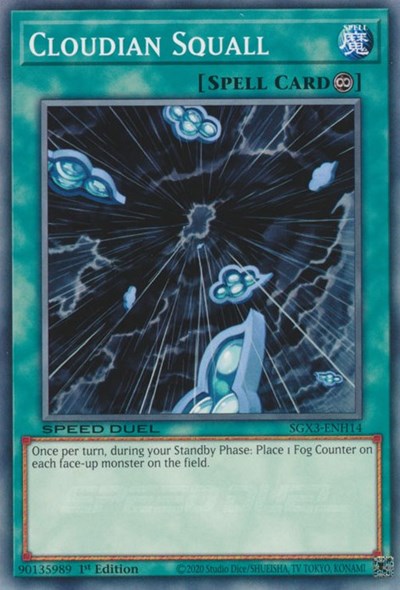 Cloudian Squall (SGX3-ENH14) [Speed Duel GX: Duelists of Shadows]