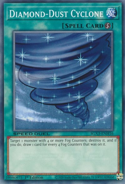 Diamond-Dust Cyclone (SGX3-ENH16) [Speed Duel GX: Duelists of Shadows]