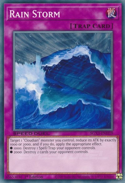 Rain Storm (SGX3-ENH19) [Speed Duel GX: Duelists of Shadows]