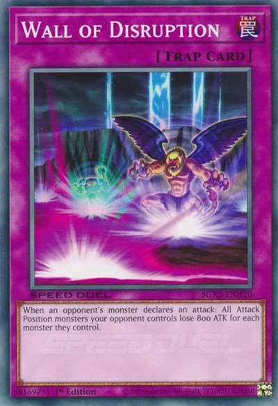 Wall of Disruption (SGX3-ENH20) [Speed Duel GX: Duelists of Shadows]