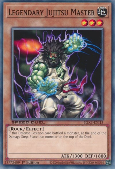 Legendary Jujitsu Master (SGX3-ENI15) [Speed Duel GX: Duelists of Shadows]