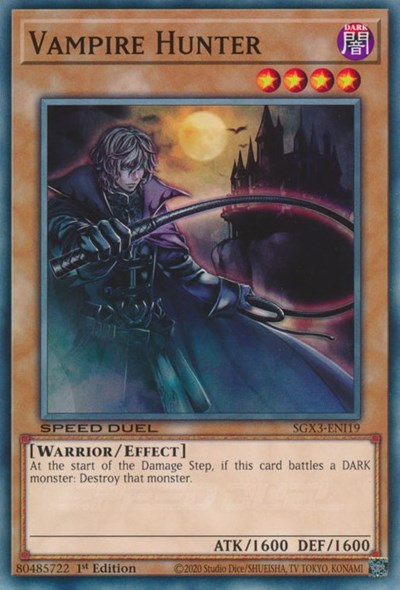 Vampire Hunter (SGX3-ENI19) [Speed Duel GX: Duelists of Shadows]
