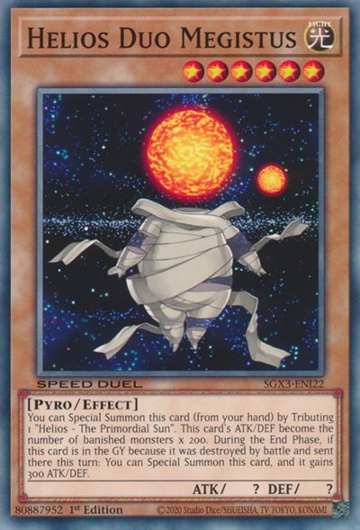 Helios Duo Megistus (SGX3-ENI22) [Speed Duel GX: Duelists of Shadows]