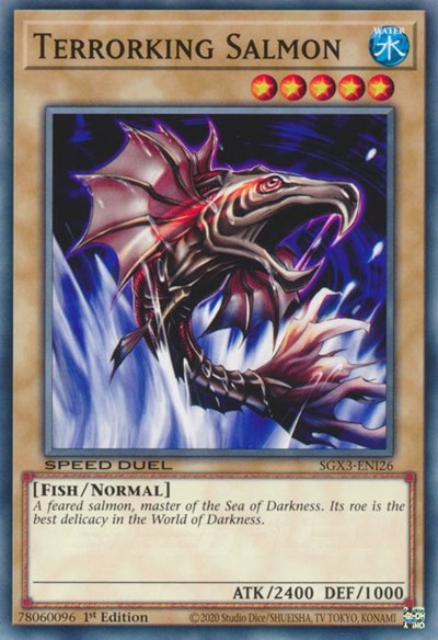 Terrorking Salmon (SGX3-ENI26) [Speed Duel GX: Duelists of Shadows]
