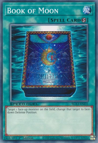 Book of Moon (SGX3-ENI31) [Speed Duel GX: Duelists of Shadows]