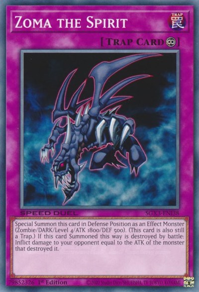 Zoma the Spirit (SGX3-ENI38) [Speed Duel GX: Duelists of Shadows]