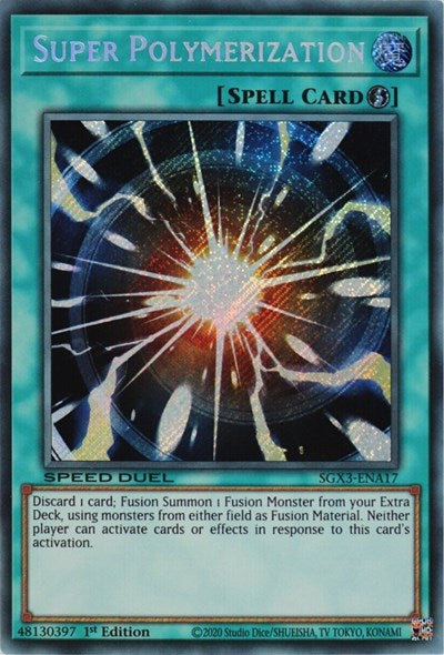 Super Polymerization (Secret Rare) (SGX3-ENA17) [Speed Duel GX: Duelists of Shadows]