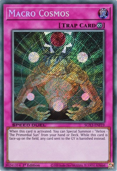 Macro Cosmos (Secret Rare) (SGX3-ENF19) [Speed Duel GX: Duelists of Shadows]