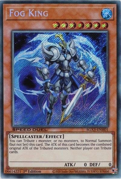 Fog King (Secret Rare) (SGX3-ENH01) [Speed Duel GX: Duelists of Shadows]