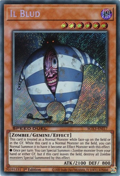 Il Blud (Secret Rare) (SGX3-ENI17) [Speed Duel GX: Duelists of Shadows]