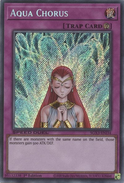 Aqua Chorus (Secret Rare) (SGX3-ENI34) [Speed Duel GX: Duelists of Shadows]