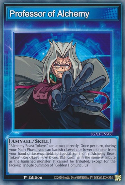 Professor of Alchemy (SGX3-ENS06) [Speed Duel GX: Duelists of Shadows]