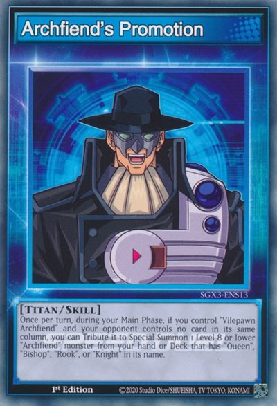 Archfiend's Promotion (SGX3-ENS13) [Speed Duel GX: Duelists of Shadows]