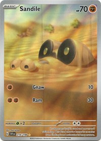Sandile - 216/198 (216/198) [SV01: Scarlet & Violet Base Set]