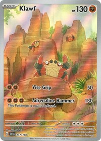 Klawf - 217/198 (217/198) [SV01: Scarlet & Violet Base Set]