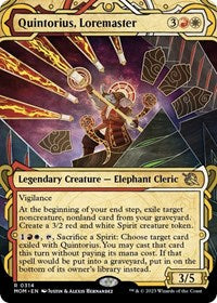Quintorius, Loremaster (Showcase) (314) [March of the Machine]