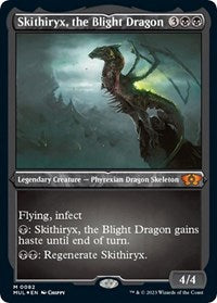 Skithiryx, the Blight Dragon (Foil Etched) (82) [March of the Machine: Multiverse Legends]