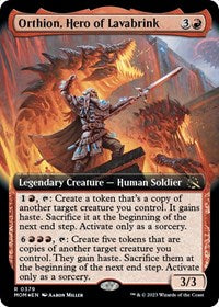Orthion, Hero of Lavabrink (Extended Art) (379) [March of the Machine]