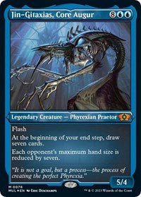 Jin-Gitaxias, Core Augur (Foil Etched) (76) [March of the Machine: Multiverse Legends]