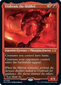 Urabrask the Hidden (Foil Etched) (88) [March of the Machine: Multiverse Legends]