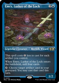 Emry, Lurker of the Loch (Foil Etched) (74) [March of the Machine: Multiverse Legends]