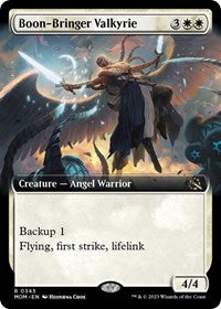 Boon-Bringer Valkyrie (Extended Art) (343) [March of the Machine]