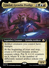Gimbal, Gremlin Prodigy (Extended Art) (91) [Commander: March of the Machine]