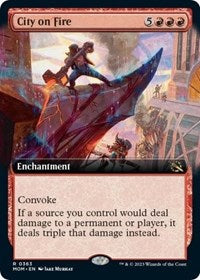 City on Fire (Extended Art) (363) [March of the Machine]