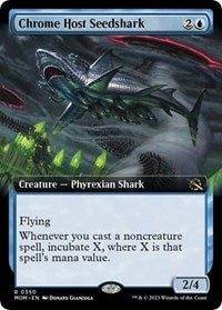 Chrome Host Seedshark (Extended Art) (350) [March of the Machine]