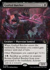 Grafted Butcher (Extended Art) (359) [March of the Machine]