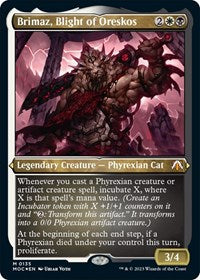 Brimaz, Blight of Oreskos (Display Commander) - Thick Stock (135) [Commander: March of the Machine]