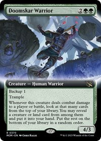 Doomskar Warrior (Extended Art) (370) [March of the Machine]