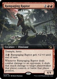 Rampaging Raptor (Extended Art) (366) [March of the Machine]