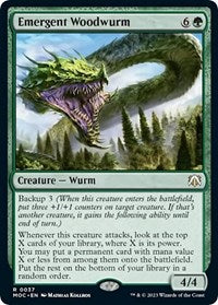 Emergent Woodwurm (37) [Commander: March of the Machine]