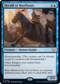 Herald of Hoofbeats (22) [Commander: March of the Machine]