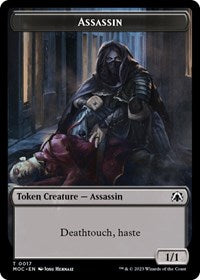 Assassin // Knight (0010) Double-sided Token (17 // 10) [Commander: March of the Machine]
