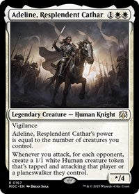 Adeline, Resplendent Cathar (167) [Commander: March of the Machine]