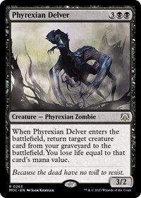 Phyrexian Delver (263) [Commander: March of the Machine]