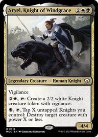 Aryel, Knight of Windgrace (318) [Commander: March of the Machine]