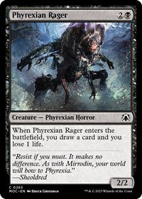 Phyrexian Rager (265) [Commander: March of the Machine]