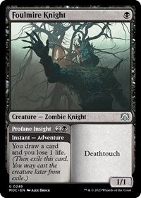 Foulmire Knight (249) [Commander: March of the Machine]