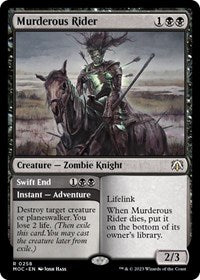 Murderous Rider (258) [Commander: March of the Machine]