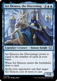 Syr Elenora, the Discerning (239) [Commander: March of the Machine]