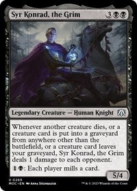 Syr Konrad, the Grim (269) [Commander: March of the Machine]