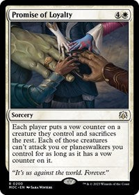 Promise of Loyalty (200) [Commander: March of the Machine]