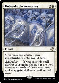 Unbreakable Formation (213) [Commander: March of the Machine]