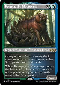 Keruga, the Macrosage (Foil Etched) (113) [March of the Machine: Multiverse Legends]