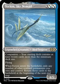 Yorion, Sky Nomad (Foil Etched) (129) [March of the Machine: Multiverse Legends]