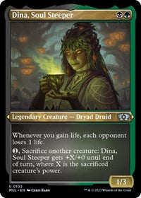 Dina, Soul Steeper (Foil Etched) (102) [March of the Machine: Multiverse Legends]